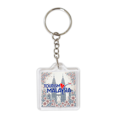 KC12 Acrylic Corporate Keychain